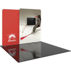 10ft Formulate Designer Series Backwall Tension Fabric Display Kit 10 offer you a quick and professional look for your trade show booth. Formulate Designer Series Backwall Displays serve as attractive and cost-effective trade show backdrops