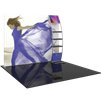Orbus Formulate S6 10ft Straight Fabric Display Kit with multi-shelf ladder. We offer fabric trade show banners, stretch fabric trade show booth kit, fabric tradeshow booth walls, hop up tension fabric display, showstopper exhibits, stretch fabric display