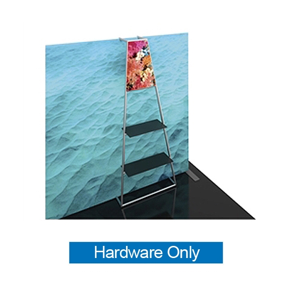Formulate Backwall Accent 11 Hardware Only adds a stunning graphic accent to any tradeshow display. This one-of-a-kind Formulate accessory works with either 10� or 20� backwalls and includes its own frame and pillowcase graphic.