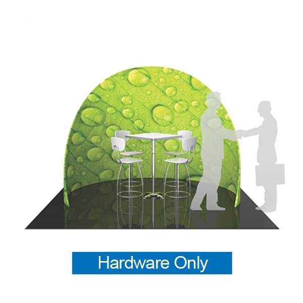 Formulate Chip-Shaped Wall Tension Fabric Graphic Displays add architecture and design to any event or interior space! Easily create and define a stunning entryway, focal point or stage set at your next tradeshow or event with Formulate Arches.