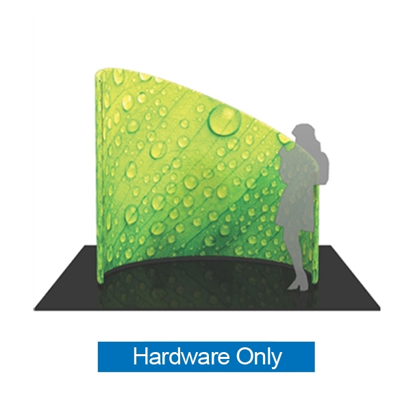 Formulate C-Shaped Wall Tension Fabric Display Hardware Only add architecture & design to any event! Perfect for a small table and chairs or benches for seating, this mini-conference area combines function and flare to create a stylish, semi-private space