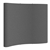 Deluxe Serpentine Coyote 8ft Full Fabric Panel Fast Kit tradeshow Backwall display. Stand out at your next event with the stunning and quality look of the Horseshoe Pop up for trade shows. Molded shipping cases will protect exhibit as you travel.