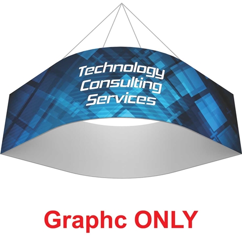 10ft x 4ft Eye Formulate Master Hanging Trade Show Sign | Single-Sided Replacement Fabric Banner