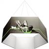 16ft x 4ft Hexagon Formulate Master Hanging Trade Show Sign | Single-Sided Display