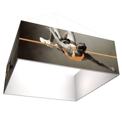 12ft x 2ft Square Formulate Master Hanging Trade Show Sign | Single-Sided Display