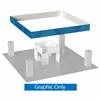 40ft x 4ft Square Formulate Master Hanging Trade Show Sign | Single-Sided Replacement Fabric Banner