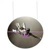 20ft x 20ft Vertical Flat Disc Formulate Master Hanging Trade Show Sign | Double-Sided Display