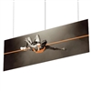 12ft x 2ft Flat Panel Formulate Master Hanging Trade Show Sign | Single-Sided Display