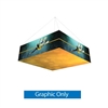10ft x 3ft Backlit Square Hanging Sign | Graphic Only