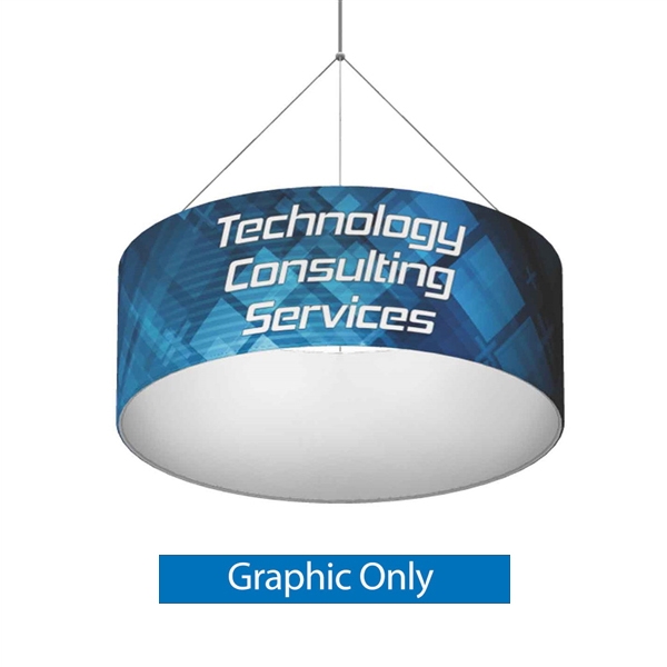 20ft x 4ft Ring Formulate Master Hanging Trade Show Sign | Single-Sided Replacement Fabric Banner