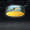 10ft x 3ft Backlit Ring Hanging Sign