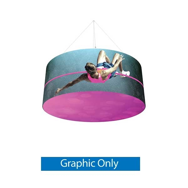 10ft x 4ft Backlit Ring Hanging Sign | Graphic Only