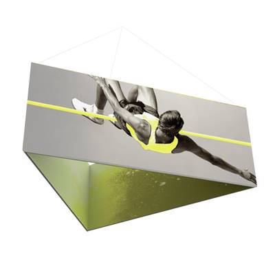 12ft x 6ft Triangle Formulate Master Hanging Trade Show Sign | Double-Sided Display