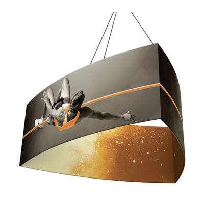 12ft x 5ft Shield Formulate Master Hanging Trade Show Sign | Double-Sided Display