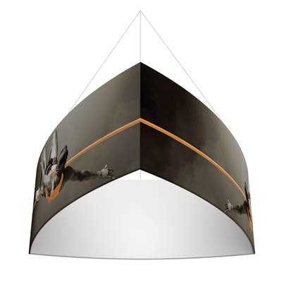 18ft x 6ft Shield Formulate Master Hanging Trade Show Sign | Single-Sided Display