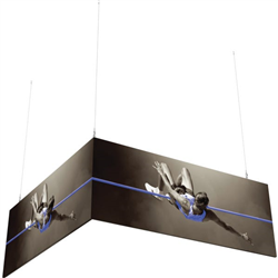 8ft x 3ft L-Shaped Hanging Sign