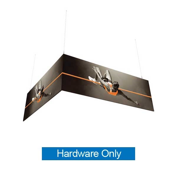 12ft x 4ft L-Shaped Hanging Sign  | Hardware Only