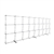 20ft x 8ft Hopup Floor 8x3 Straight Fabric Display Hardware Only is the largest among Hop Up trade displays, making it the perfect way to stand out against the competition.