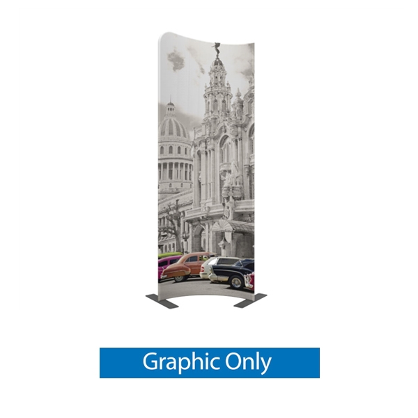 3ft x 8ft Modulate Frame Banner 03  -  is a stylish way to display media at any tradeshow, event, retail, corporate spaces. Modulate Fabric Banners feature unique angles and shapes, are portable and easy to assemble.