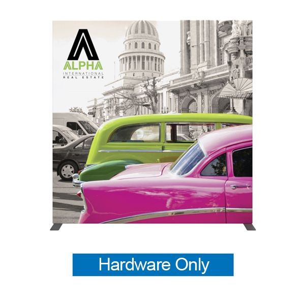 7.5ft x 7.5ft Modulate Frame Banner 07  -  is a stylish way to display media at any tradeshow, event, retail, corporate spaces. Modulate Fabric Banners feature unique angles and shapes, are portable and easy to assemble.
