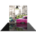 10ft Modulate Backwalls with Magnetic frames are a stylish way to display media at any tradeshow, event, retail or expo. These trade show displays feature unique angles & shapes that can be changed to create new booths! Portable & easy to assemble.