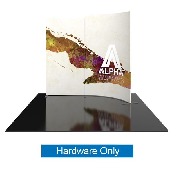 Magnetic hardware for 10ft Modulate Fabric Backwall displays. These stylish exhibits are a great way to display your branding at any tradeshow, event, retail, corporate spaces or expo.  Portable & easy to assemble.