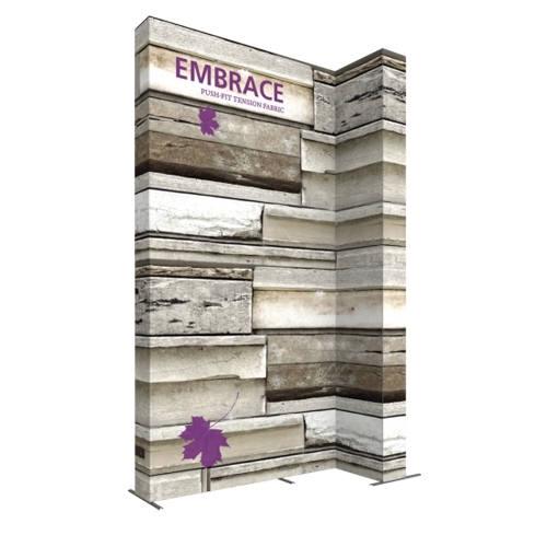 10ft x 15ft (4x6) Double-Sided Embrace Tension Fabric Popup SEG Display. Portable tabletop displays and exhibits. Several different styles are available, including pop up frames with stretch fabric or fold up panels with custom graphics.
