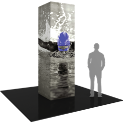 10ft Formulate Four Sided Tower are a great way to draw attention and captivate your audience at tradeshows, special events, or in a permanent environments. Formulate funnels have an hourglass shape, come in 12ft, 10ft and 8ft heights