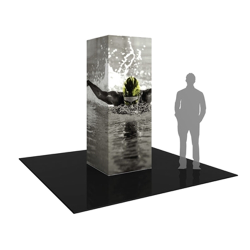 8ft Formulate Four Sided Tower are a great way to draw attention and captivate your audience at tradeshows, special events, or in a permanent environments. Formulate funnels have an hourglass shape, come in 12ft, 10ft and 8ft heights