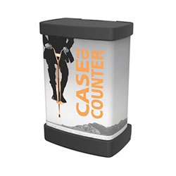 35in x 23in x 13in OCX Molded Transport Case and Rollable Graphic (w/ Wheels)