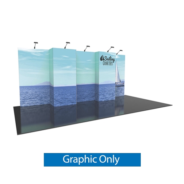 Replacement Graphic for 20ft x 10ft Vector Frame Master Modular Backwall | Kit 06 SEG Graphic Only