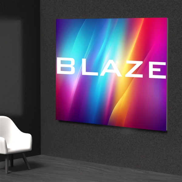 8ft x 6ft Blaze Wall Mounted Light Box Display | Single-Sided Kit
