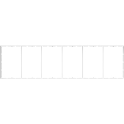 30ft x 8ft Blaze Wall Mounted Light Box Display | Hardware Only