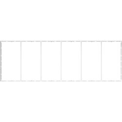 30ft x 10ft Blaze Wall Mounted Light Box Display | Hardware Only