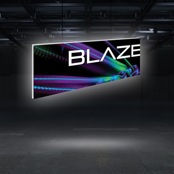 8ft x 3ft Blaze Hanging Light Box Display | Double-Sided Kit