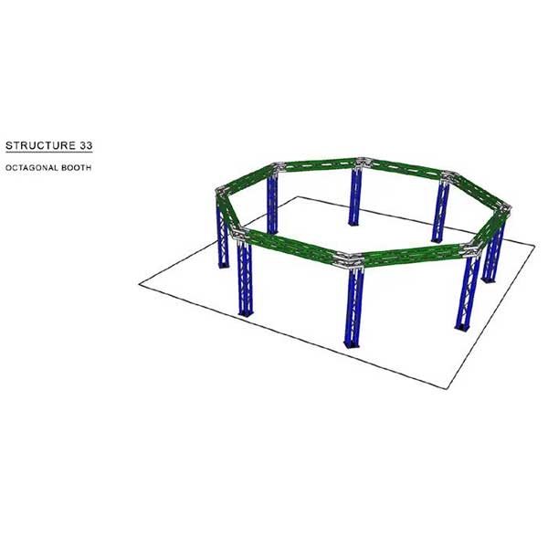 This custom aluminum trade show truss system will stand out at your next trade show, drawing attention from across the exhibit floor. Popular with exhibitors for their quality construction, customization and easy assembly. Fast turn. Best Prices.