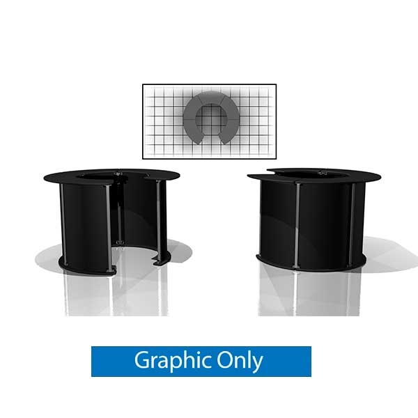60in x 46in Exhibitline Modular Counter | 5.0.0 | Graphic Only