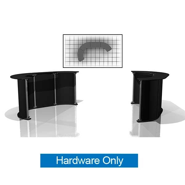 80.5in x 46in Exhibitline Modular Counter | 3.0.1 | Hardware Only