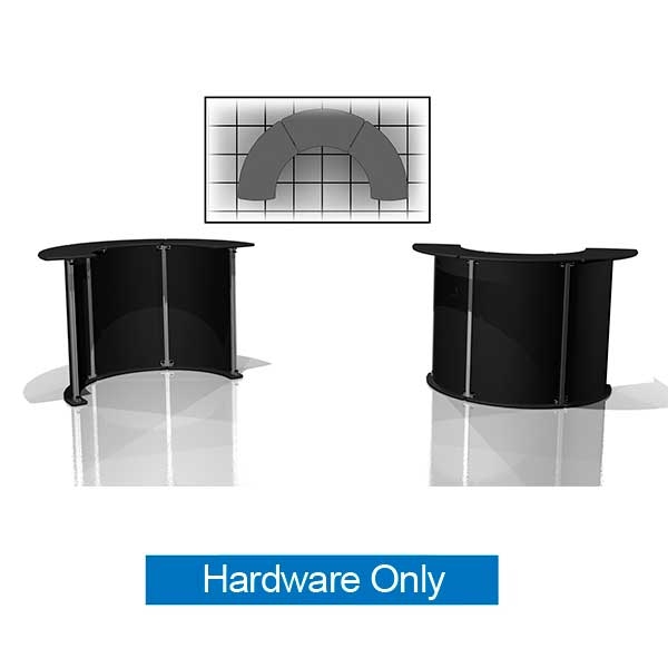 59.5in x 32in Exhibitline Modular Counter | 3.0.0 | Hardware Only