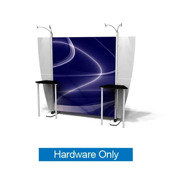 10ft x 10ft Exhibitline Backwall | Ex2 | Hardware Only