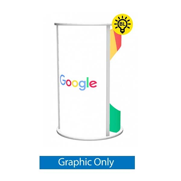24in x 38.5in XR Line Backlit Counter - R24.BL | Graphic Only