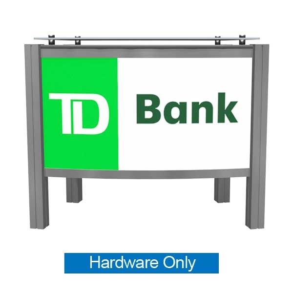 50in x 38.5in XR Line Backlit Counter - XR.C2.BL | Hardware Only