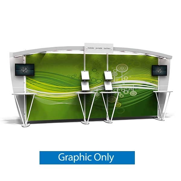 10ft x 20ft Exhibitline Backwall | exb.1020.3 | Graphic Only
