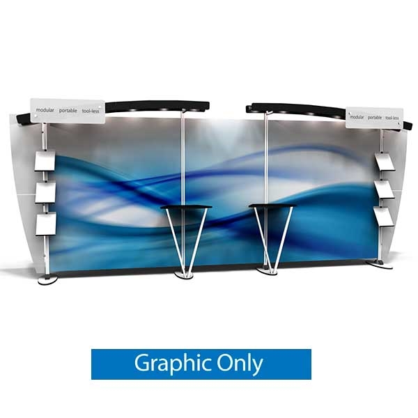10ft x 20ft Exhibitline Backwall | exb.1020.1 | Graphic Only