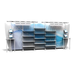 10ft x 20ft Exhibitline Backwall Kit | ex.1020.4
