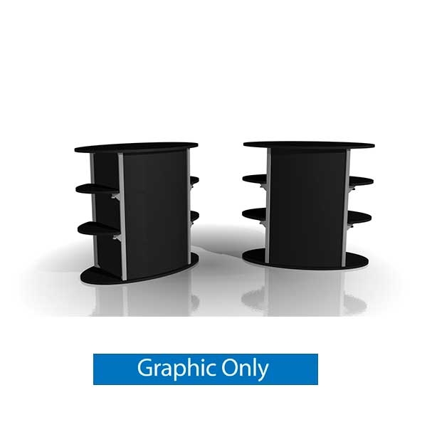 42in x 38.5in Exhibitline Pedestal | E1.S2 | Graphic Only