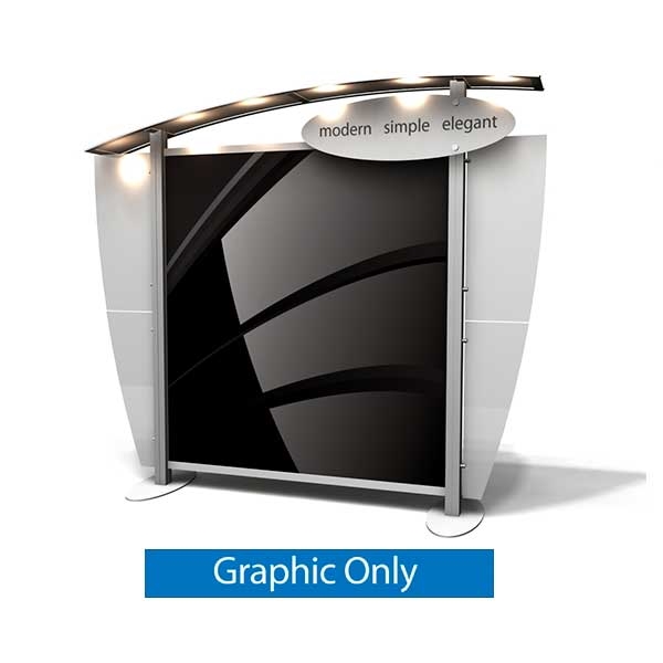 10ft x 10ft Xvline Bridged Canopy Backwall - XVb | Graphic Only