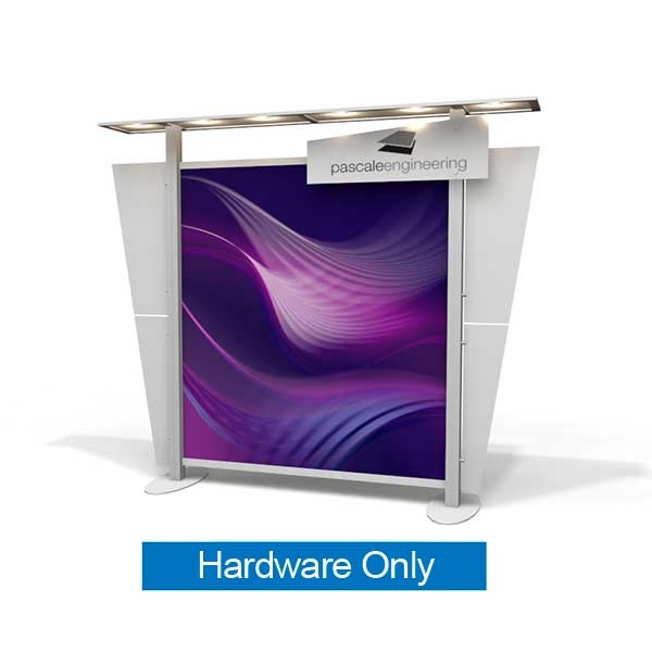 10ft x 10ft Xvline Straight Canopy Backwall - XVstr | Hardware Only