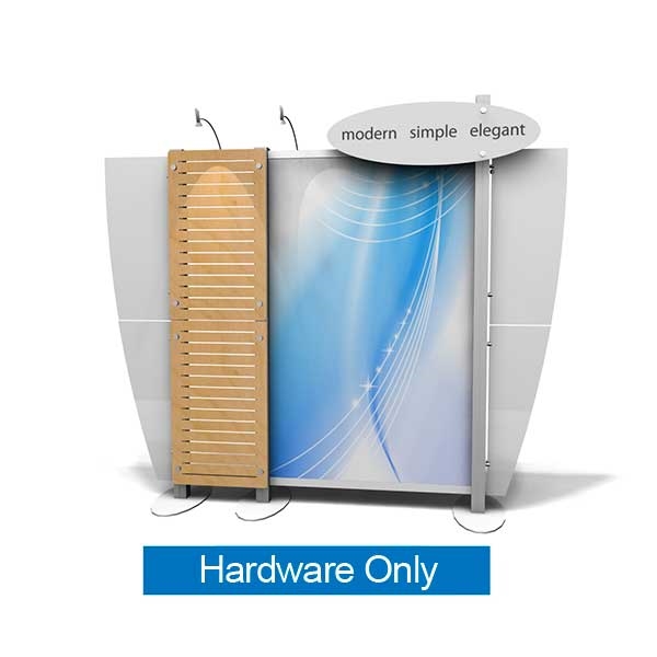 10ft x 10ft Xvline Backwall - XV1.LS | Hardware Only