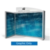 10ft x 10ft Xvline Backwall w/ Return Wall And Ceiling - XV12 | Graphic Only